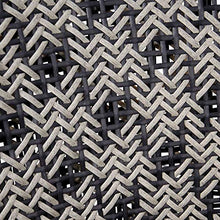 Gartentraum Gruppo di sedute in polyrattan Bianco e Nero con Tavolo - Set di mobili Fantur