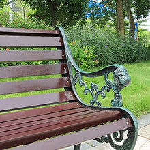 LXLH Panca da Giardino Sgabello da Giardino panchina da Giardino per Bambini panchina da Giardino panchina per Il Tempo Libero, panchina da Giardino per Esterni 2-3 posti da Cortile in Metallo PE