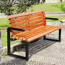 Panchine da giardino in legno massello da giardino per esterni panchine da terrazza, sedie da portico resistenti alle intemperie in legno anticorrosivo per 2-3 persone sedili da cortile, sedia a sdr