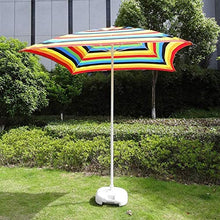SHANCL Ombrellone Ombrelloni Portatili 6.6ft / 2m Quadrati Ombrellone da Giardino, Tavolo da Giardino Ombrello for Outdoor Yard, Beach Commercial Mercato Event