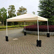 ValueHall 4 Sacchi di Pesi per Gazebo Sacco di Sabbia Supporti per Base di Gazebo e Tende Padiglione Gazebo tendone Rinforzo V7059-1 (Nero)