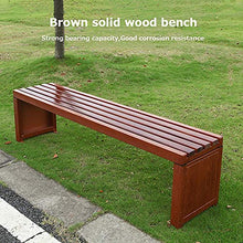 GaoF Panchina da Giardino in Legno massello Panchina da Giardino per Il Tempo Libero, panchine da Cortile Resistenti alle intemperie, panchine Decorative 2-4 posti per portici e