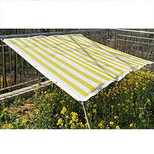 GZHENH Panno Ombra Rete Ombreggiante Telo Ombreggiante per Piante Sun Mesh Terrazza Posto Auto Coperto Balcone Traspirante Pannello Ombreggiante, Personalizzabile (Color : Yellow, Size : 2x4m)