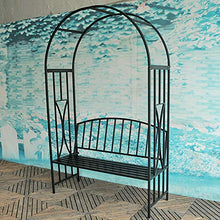 Better Garden Steel Garden Arch, Panca Da Giardino Panca Da Giardino Panca Da Giardino, Arbor Giardino Alto, Stabile, Stabile, Portante Alto, Per Varie Piante Rampicanti, Cortile Sul Prato,114CM