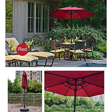 HXCD Giardino da 2 m con manovella, Parte Superiore Traspirante, 6 Stecche, Diametro del Ferro 38 mm, tettoia in Poliestere Esagonale, Patio/Spiaggia/Piscina