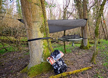 Semptec Urban Survival Technology Sopravvivenza Amaca: Amaca Paracadute in Seta con zanzariera (Amaca)