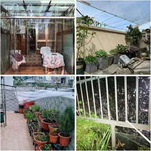 Telone Trasparente Impermeabile Telo Antipioggia e Antipolvere con Occhiello,Tenda da Sole for Esterno,PVC Film Tenda in Plastica,Copertura for Isolamento Vegetale Film,400g/? (2.3x3m/7.5x9.8ft)