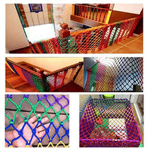 JRYⓇ Rete di Sicurezza per Bambini-Balcone Ringhiera Protezione per Scale Recinzione-Reti per Recinzione tessute a Mano, per ringhiere per Interni Scale Parco Giochi Patio Esterno Balcone Giochi