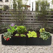 Fransande Garden - Confezione da 8 contenitori rettangolari per piantare fiori e verdure