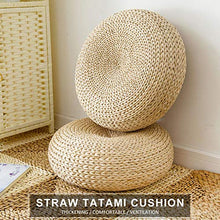 Cuscino Da Terra Rotondo Tatami Intrecciato Cuscino Da Terra Rotondo Cuscino Da Pavimento Stile Giapponese Handcrafted Cuscino Imbottito Piatta Da Seduta In Paglia Ecologica Traspirante Per Meditazion