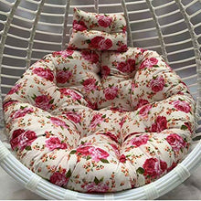 ZHBH - Cuscino per sedia a dondolo da appendere, impermeabile, addensato da appendere, per patio, giardino, multicolore a scelta, 90 x 120 cm