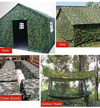 GJSN Outdoor Multiuso Incatramata Telone Heavy-Duty Camo con Occhielli - Impermeabile Tenda Di Pesca Esterna Sheet Camping Ground Copertina, Barche, Camion,5Mx8M
