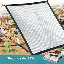 Rete ombreggiante Isolamento Freddo - Reticolato Riflettente del Giardino del Panno di Alluminio del Riflettore del 75% per Le Piante delle Succulente, Tetto del Patio (Size : 1x4M)