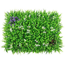 Siepe Artificiale per Balcone Recinzione 12 Pannelli Pezzi Artificiale bosso Lasting Vegetazione Faux Artificiale Hedge Piante Privacy Screen Recinto Backyard casa Pannelli Artificiale
