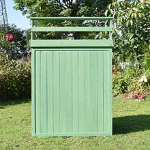 WMQ Casetta da Giardino, Mobile da Giardino Snello in Abete, con Tetto a Falde per riporre Oggetti, 870x450x1200mm