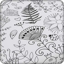 Ryoizen Copridivano con Penisola Elasticizzato Fodere Copridivano Angolare a Forma di L Chaise Longue Sia a Sinistra Sia in Destra all-Inclusive Universale(Graffiti/Bianco，3 Posti+ 4 Posti)
