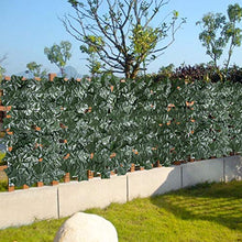 Recinzione Artificiale Crittografata Recinzione Artificiale, 50 300 Cm Giardino Foglie Fence Simulation Leaves Wall, Artificial Ivy Leaf Screening Roll Balcone Privacy, per Outdoor Garden Decor