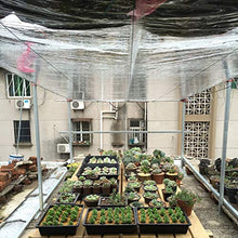 GDMING Telone Occhiellato Trasparente, Robusto Impermeabile Copertura Teloni per Balcone Antipioggia Coperture Vegetali, 2 Strati Addensare PE Foglio di Plastica, 49 Taglie