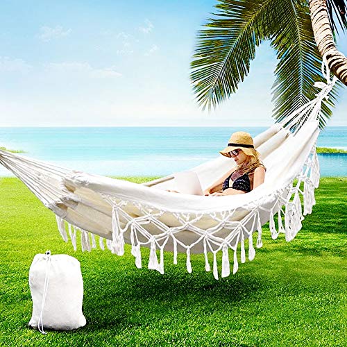 Amaca Sedia Amaca Per Esterni Altalena-rete Hanging-deco Macrame-frangia Boho Brasiliano Large