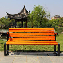 LXLH Panca da Giardino Sedia da Giardino panchina per Il Tempo Libero, Sedia da Esterno in Legno massello Impermeabile e anticorrosivo, panchine Decorative per Giardini terrazzati Domestici, con