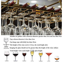 COLiJOL Portabottiglie da Vino a Soffitto Regolabile in Altezza a 2 Livelli con Portabicchieri Portabottiglie per Bar Kitchen Club - Portabottiglie in Acciaio Inossidabile con Finitura Cromata,100 cm