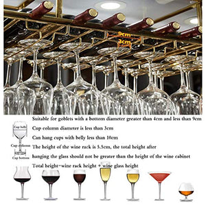 COLiJOL Portabicchieri in Ferro a 2 Livelli Laminato Acrilico con Led Portabottiglie per Vino Capovolto Portabicchieri per Bicchieri da Champagne Portabicchieri per Bar Cucina Portabottiglie,60 cm (2