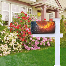 Copertura magnetica per cassetta postale in raso dal design unico, per giardino, cortile, dimensioni standard 51 x 45 cm