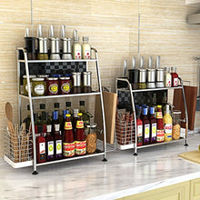 &ripiano di stoccaggio Mensola del condimento delle spezie del pavimento della cucina del coltello del supporto della parete dello scaffale della cucina dell'acciaio inossidabile Scaffale di finitur