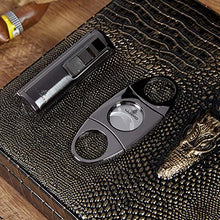 Scatola Per Sigari Tridimensionale Con Testa Di Coccodrillo Scatola Regalo Portatile Per Sigari Accessori Per Sigari Set Per Sigari In Vera Pelle Usa Il Viaggio In Modo Razionale
