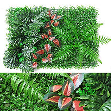 TTIK Siepe Sintetica Sempreverde - Artificiale per Balcone Terrazze Balconi Antivento Privacy Decorazioni della pianta da Parete,40 × 60CM,C,10Pcs