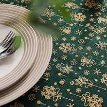 HCYSNG Tablecloth Addensare Tavolo da Giardino Impermeabile e a Prova di Olio (Color : Green, Size : 39x55'')