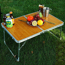FCXBQ Tavolo da Campeggio Pieghevole Portatile Tavolo da Picnic in Alluminio Leggero con Borsa da Trasporto per Picnic, Barbecue, Spiaggia, Interno, Esterno, Viaggi