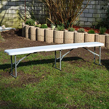 AMANKA - 2 panche da Birra Impermeabili, Pieghevoli, 182 x 27 x 43 cm, in plastica