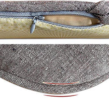 yzzseason, set di 4 tappetini antiscivolo per sedia da pranzo da cucina con laccetti, per interni ed esterni, mobili da cucina e da giardino (beige)