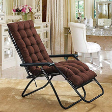 Topstylehouse, 1 cuscino reclinabile in morbido cotone, per divano e sedia a sdraio, comodo cuscino schienale antiscivolo, lavabile, facile da pulire, marrone, 48 x 170 cm
