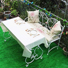 Sedile Per Terrazza All'aperto da Giardino Con Panchina da Giardino, Panchina In Metallo Durevole,Semplice Combinazione di Tavolo da Balcone E Sedia da Caffetteria,Per Veranda /Panchina D'ingresso