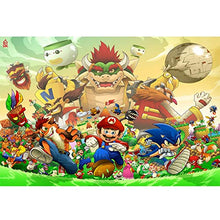 CXFRPU Puzzle Mario Puzzles 300/500/1000/1500 Pezzi di Legno Adulti Super Maria Cartoon Jigsaw Puzzles (Size : 1500 Pieces)