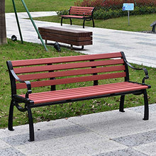 Household appliances Panca da Giardino Panchina da Giardino Sedia per Esterno, Sedia da Balcone in Legno anticorrosivo con Schienale per Il Cortile di casa/Piazza/Tempo Libero comunità