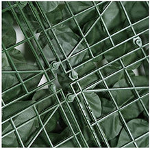 YUXO Artificiale Siepe Finta Foglia Edera Aspetto dello schermo per la privacy della decorazione per esterni per interni in plastica foglia di poliestere recinzione di edera artificiale Antivento Priv