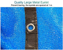 Telo Ombreggiante, 85% Panno for Rete ombreggiante (Blu) - Utilizzato Anche Come schermatura della Privacy, frangivento, Recinzione da Giardino (Size : 6m x 6m)
