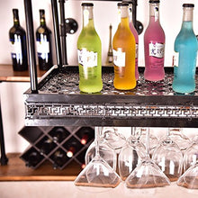 YWYW portabottiglie portabottiglie in Metallo/portabicchieri da Vino Rosso da Appendere/portabicchieri da Appendere a Testa in Giù/portabottiglie da casa Creativo/portabottiglie da Appendere (Dim
