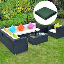 Apofly Mobili da Giardino Coperture per Esterni di Copertura di Mobili, Divano, Sedia Panno Esterno del Giardino Patio Heavy Duty Antipolvere Impermeabile Verde 115 * 115 * 70 Centimetri