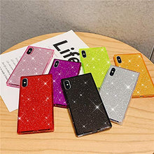 iKasus Custodia per iPhone XS Max, Crystal Clear Glitter Assorbimento Degli Urti Angoli Rinforzati Morbido TPU flessibile Guscio in Gel di Gomma Siliconica Custodia Case Cover,Viola