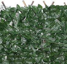 YUXO Artificiale Siepe Finta Foglia Edera Schermo per la privacy del balcone Recinzione in foglia artificiale Foglia in poliestere Traspirante Sfondi per palcoscenico Portici Recinzioni in legno Antiv