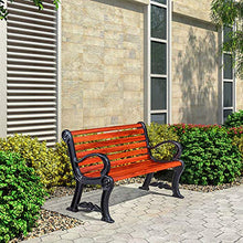household products Panchine da Esterno, panchine in Legno plastica Fibra di Carbonio con schienali, panchine Portico mobili da Esterno, Possono ospitare 2-3 Persone