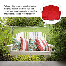 Yardwe Altalena Sedile di Copertura Giardino Yard Hanging Hammock Polvere Seggiolino Copertura della Sedia Swing all' Aperto Impermeabile Panno Rosso della Copertura di Ricambio per La