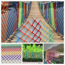 WEIFAN Rete di Sicurezza per Bambini, Tessuto a Mano per Uso Domestico Decorazione a Colori per Asilo Nido Anti-Caduta Scale di Protezione per Balcone Recinzione Anti-Caduta Rete in Nylon