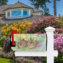 Carino coniglietto pasquale coniglio fiore floreale cassetta delle lettere copre giardino magnetico decorazione casa dimensioni standard 53,3 cm x 45,7 cm