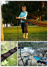 NATUREFUN Camping Hammock Accessori Sistema di Sospensione Cinghie per Amaca 2000+ lbs Heavy Duty con 18 Passanti, 100% Poliestere Non Elastico, 2 Pezzi