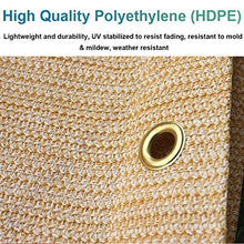 Telo Ombreggiante, Beige Giardino Reticolato Ombra con Occhiello Resistente, 90% Resistente Ai Raggi UV Telo a Rete per Terrazza/Balcone/Area di Semina (Size : 1.4mX3m)